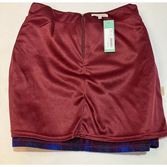 41 Hawthorne A-Line Wool Plaid School Girl Mini Skirt Gray Blue Red Size S - Picture 8 of 8